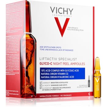 Vichy Liftactiv Specialist Glyco-C fiole împotriva pigmentării pentru noapte notino.ro Cosmetice și accesorii