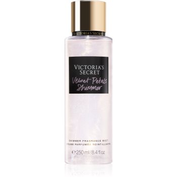 Victoria\'s Secret Velvet Petals Shimmer spray pentru corp cu particule stralucitoare pentru femei