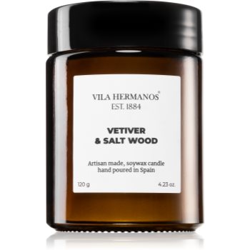 Vila Hermanos Apothecary Vetiver & Salt Wood lumânare parfumată notino.ro