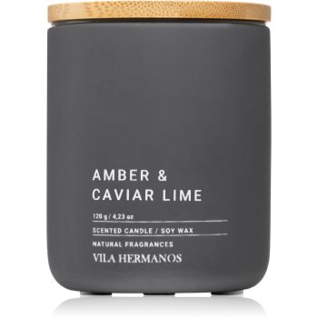 Vila Hermanos Concrete Amber & Caviar Lime lumânare parfumată Amber imagine noua