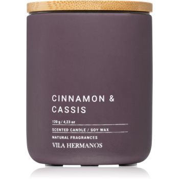 Vila Hermanos Concrete Cinnamon & Cassis lumânare parfumată Cassis imagine noua