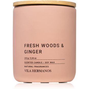 Vila Hermanos Concrete Fresh Wood & Ginger lumânare parfumată notino.ro imagine noua