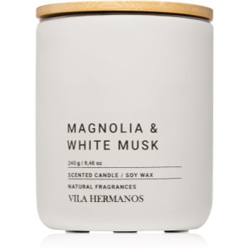 Vila Hermanos Concrete Magnolia & White Musk lumânare parfumată notino.ro imagine noua
