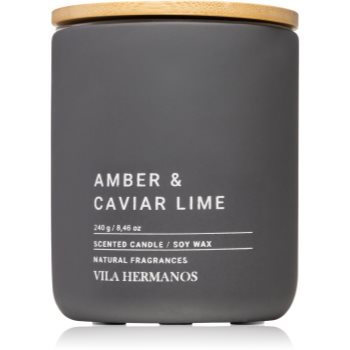 Vila Hermanos Concrete Amber & Caviar Lime lumânare parfumată