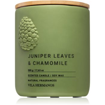 Vila Hermanos Juniper Leaves & Chamomille lumânare parfumată Chamomille imagine noua