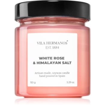 Vila Hermanos Apothecary Rose White Rose & Himalayan Salt lumânare parfumată Apothecary imagine noua