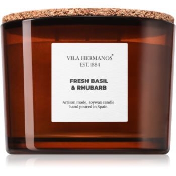 Vila Hermanos Apothecary Fresh Basil & Rhubarb lumânare parfumată