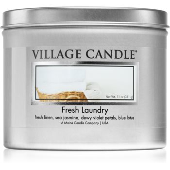 Village Candle Fresh Laundry lumânare parfumată în placă Candle imagine noua