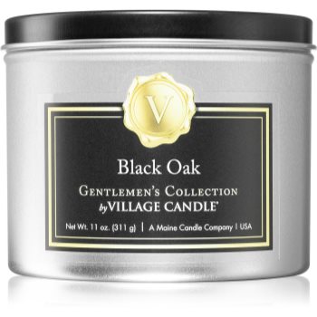 Village Candle Gentlemen’s Collection Black Oak lumânare parfumată în placă Black imagine noua