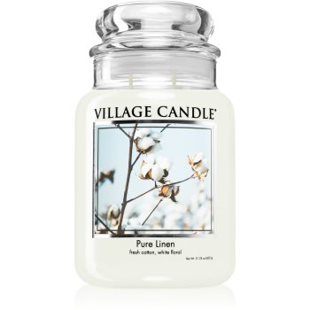 Village Candle Pure Linen lumânare parfumată (Glass Lid) notino.ro imagine noua