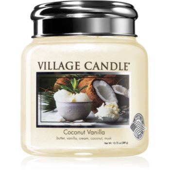 Village Candle Coconut Vanilla lumânare parfumată