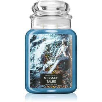 Village candle mermaid tales lumânare parfumată (glass lid)