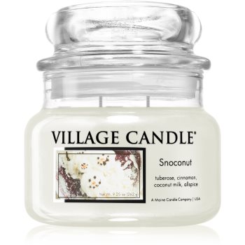 Village Candle Snoconut lumânare parfumată (Glass Lid) Candle imagine noua