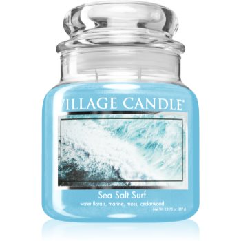 Village Candle Sea Salt Surf lumânare parfumată (Glass Lid) Candle imagine noua