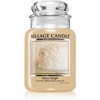 Village Candle Dolce Delight lumânare parfumată (Glass Lid) notino.ro imagine noua