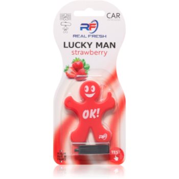 VINOVE Real Fresh Lucky Man Strawberry parfum pentru masina