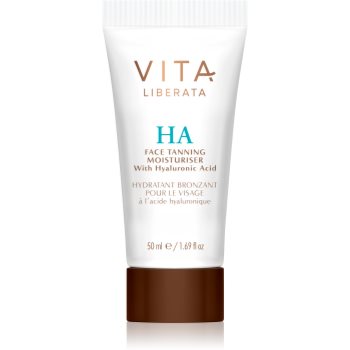 Vita Liberata Face Tanning Moisturiser with Hyaluronic Acid crema de fata hidratanta cu efect autobronzant