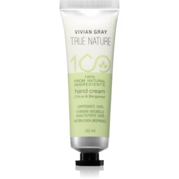 Vivian Gray True Nature Citrus & Bergamot crema de maini hidratanta