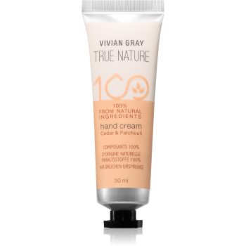 Vivian Gray True Nature Cedar & Patchouli crema de maini hidratanta