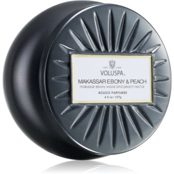 VOLUSPA Vermeil Makassar Ebony & Peach lumânare parfumată în placă