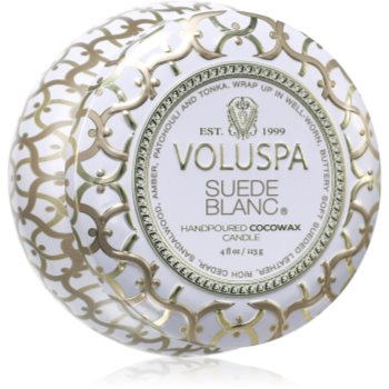 VOLUSPA Maison Blanc Suede Blanc lumânare parfumată