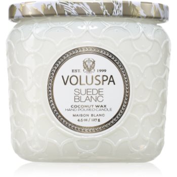 VOLUSPA Maison Blanc Suede Blanc lumânare parfumată