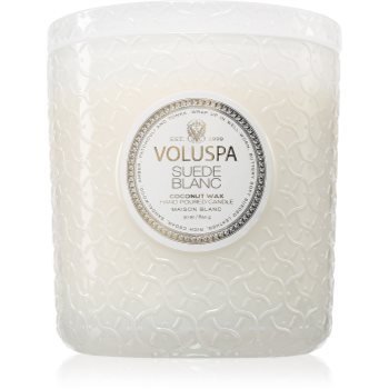 VOLUSPA Maison Blanc Seude Blanc lumânare parfumată