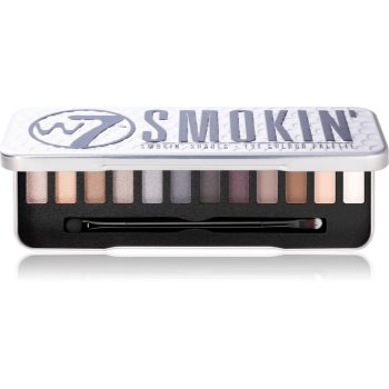 W7 Cosmetics Smokin\' paletă cu farduri de ochi