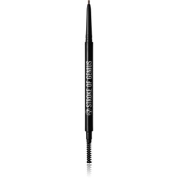 W7 cosmetics stroke of genius creion dermatograf cu două capete pentru sprâncene cu pensula