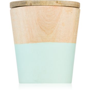 Wax Design Wood Candle Green Tea lumânare parfumată