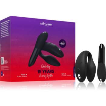 WE-VIBE 15 Year Anniversary Collection Sync 2 + Tango X set de jucării sexuale