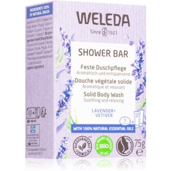 Weleda Shower Bar Lavender sapun solid cu lavanda image