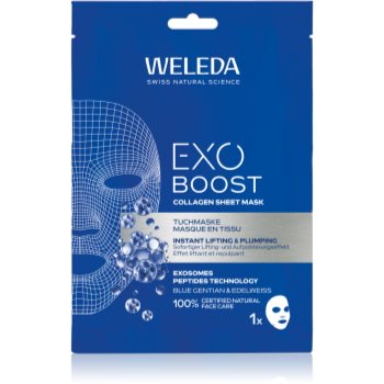 Weleda Exo Boost mască textilă revitalizantă cu colagen