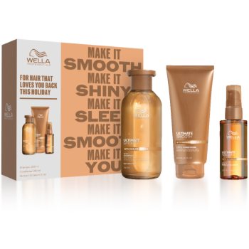 Wella Professionals Ultimate Smooth set cadou pentru un par stralucitor si catifelat