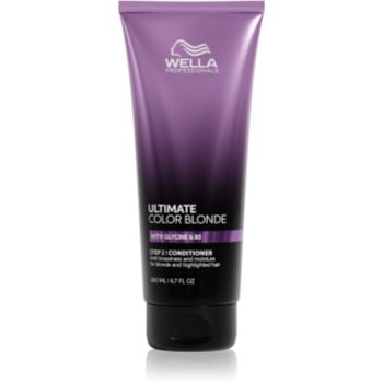 Wella Professionals Ultimate Color Blonde Conditioner зволожуючий кондиціонер-нейтралізатор жовтих відтінків для освітленого та мілірованого блонд волосся 200 мл