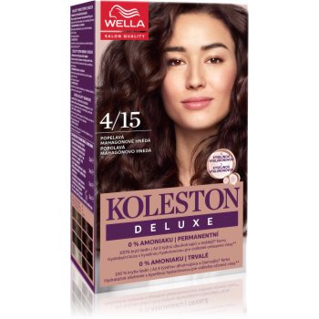 Wella Koleston Deluxe фарба для волосся без аміаку відтінок 4/15 Dark Ash Mahogany 100 мл
