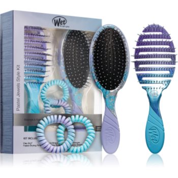 Wet Brush Pastel jewels Style kit set de accesorii pentru păr