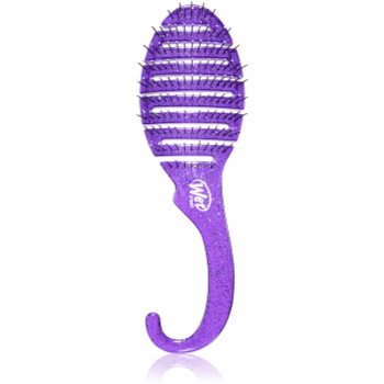 Wet Brush Shower Glitter Dtangler Pink perie de par in dus