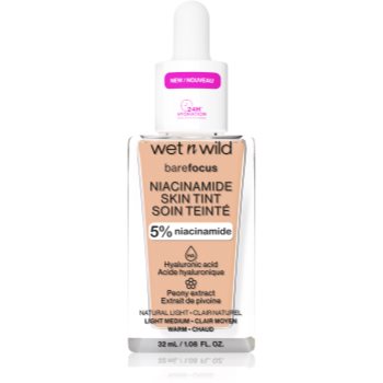 Wet n Wild Bare Focus Niacinamide Skin Tint machiaj ușor de hidratare