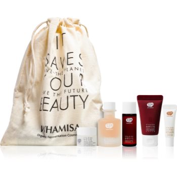Whamisa organic flowers basics set pentru îngrijirea pielii