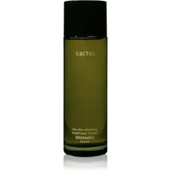 WHAMISA Cactus Purifying Toner tonic exfoliant delicat pentru o piele mai luminoasa notino.ro