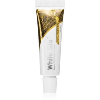 White Glo Coconut Oil Shine pasta de dinti cu efect innalbitor notino.ro Cosmetice și accesorii