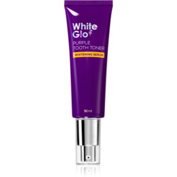 White Glo Purple Tooth Toner Whitening Serum ser cu efect de albire pentru dinti