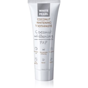 White Pearl PAP Coconut Whitening pasta de dinti pentru albire image14
