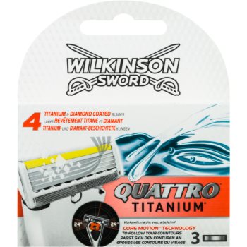 Wilkinson Sword Quattro Titanium rezerva Lama