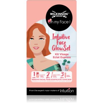 Wilkinson Sword Oh my Face! Intuitive Face Glow Set set pentru depilare