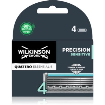 Wilkinson Sword Quattro Essential 4 Precision Sensitive rezerva Lama notino.ro