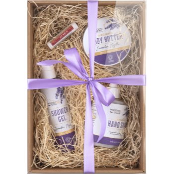 WoodenSpoon Organic Lavender Nights set cadou (cu esente de lavanda)