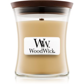 Woodwick At The Beach lumânare parfumată cu fitil din lemn