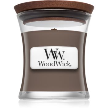 Woodwick Sand & Driftwood lumânare parfumată cu fitil din lemn
